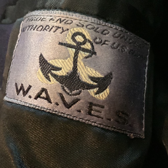 Vintage 1940s WAVES US Navy Overcoat WWII - Picture 8 of 14